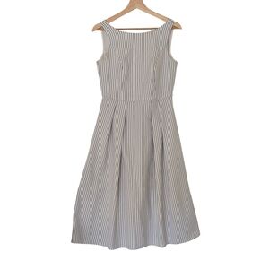 Eva Mendes for New York & Company A-line  Striped Midi Dress, 2